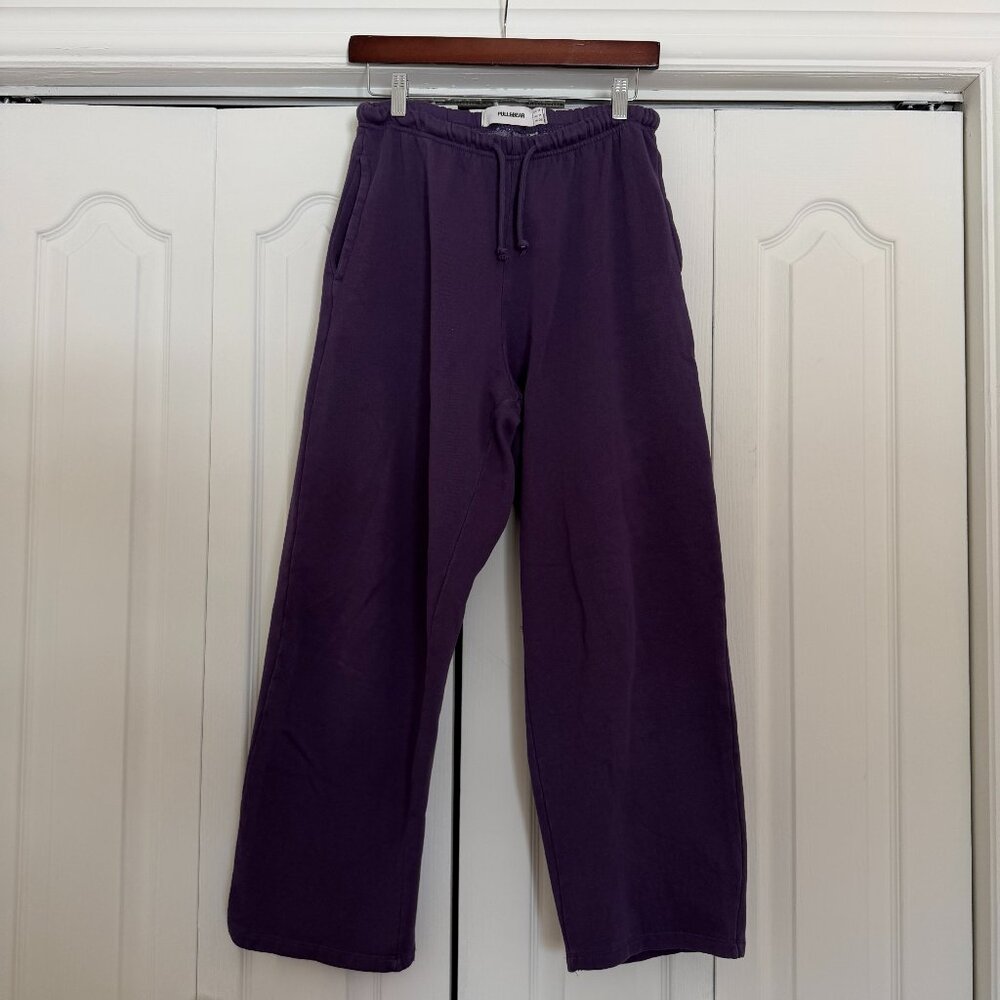 Deep Purple Cozy Sweatpants – Wide Leg Lounge Pants